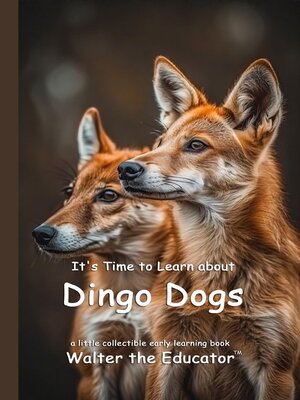 cover image of It's Time to Learn about Dingo Dogs